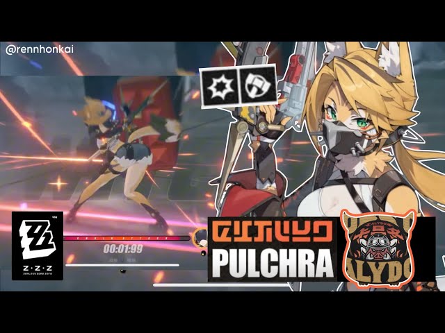 PULCHRA (Stuner + Physical + A rank) Gameplay Showcase | ZZZero Leaked 1.6