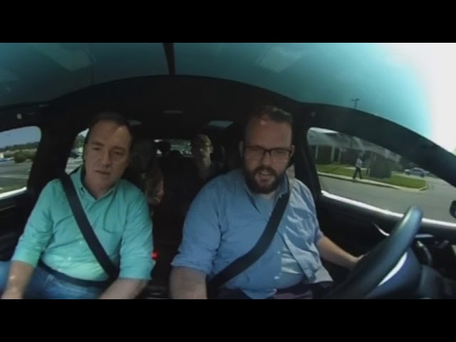 360 VR Carpool Karaoke in a Tesla Model X