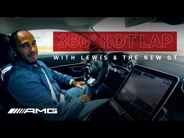 Copiloting Lewis Hamilton in the new Mercedes-AMG GT!