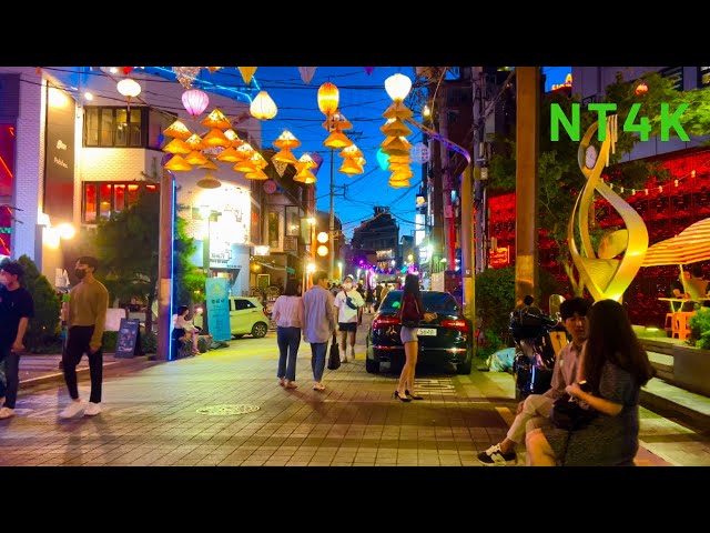 [korea walk] Saturday night-beautiful of itaewon club street