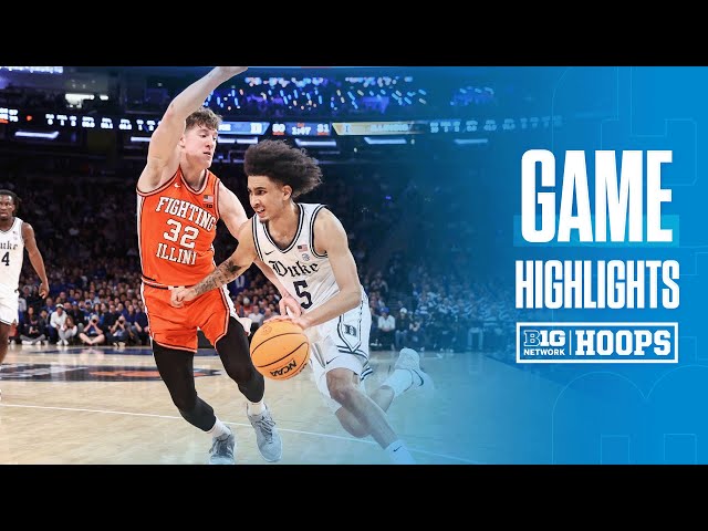 Duke vs. Illinois | Highlights | Big Ten Men's Basketball | 02/22/2025