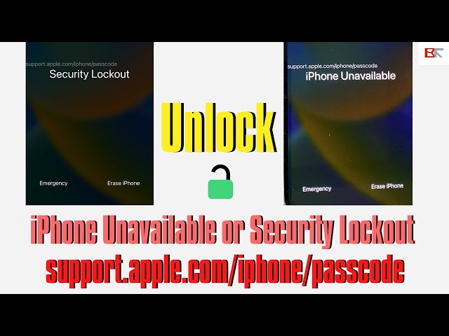 FIX: Unlock iPhone Unavailable/ Security Lockout support.apple.com/iphone/passcode Screen (iOS 16.4)