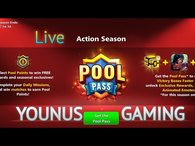 🎱BALL POOL || ACTION SEASON || 🔥YOUNUS GAMING IS LIVE 🔥||