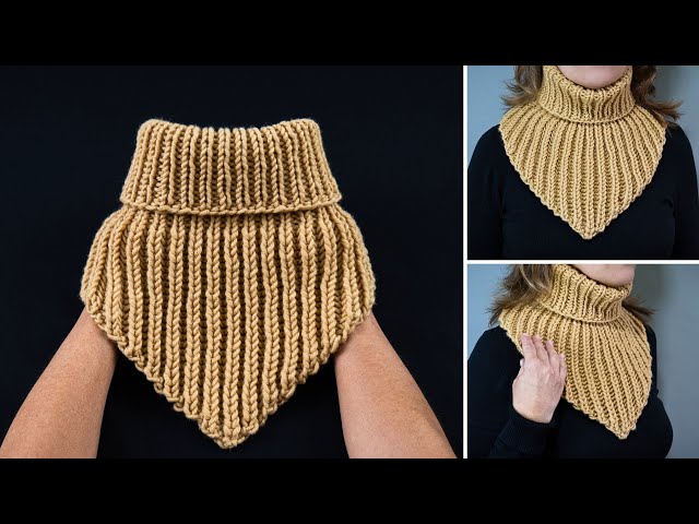 The simplest knitted snood quickly and easily!