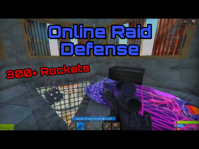 Online Raid Defense against another Zerg | Rust Console Edition | Ps5