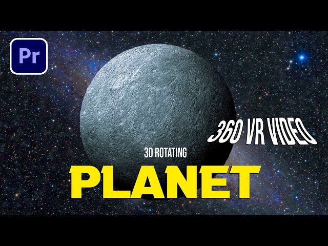 How To Create 3D Rotate Planet  Effect in Adobe Premiere Pro CC | 3D Earth Rotation Tutorial