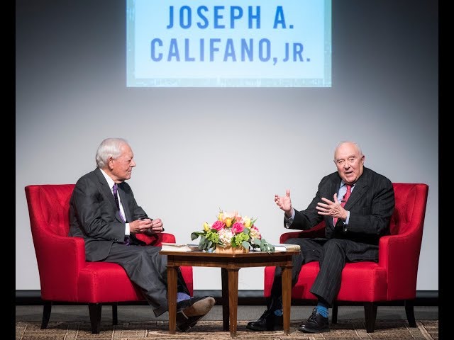 An Evening With Joseph Califano, Jr.