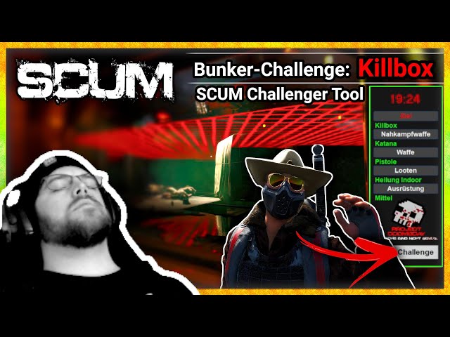 SCUM 🔥 KILLBOX with sword & bullet! - Abandoned bunker, 1 target with strict requirements.