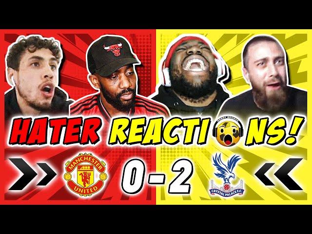 MAN UTD RIVALS & HATERS SMUG 🤭 REACTION TO MAN UTD 0-2 CRYSTAL PALACE | PREMIER LEAGUE