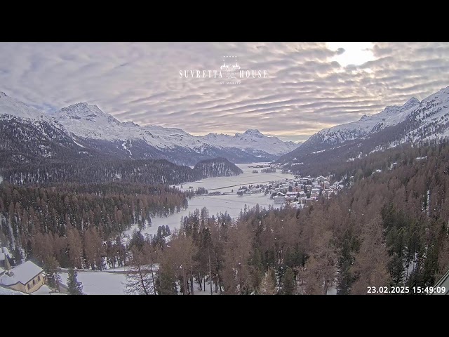 Live WebCam from Hotel Suvretta House - St. Moritz, Switzerland