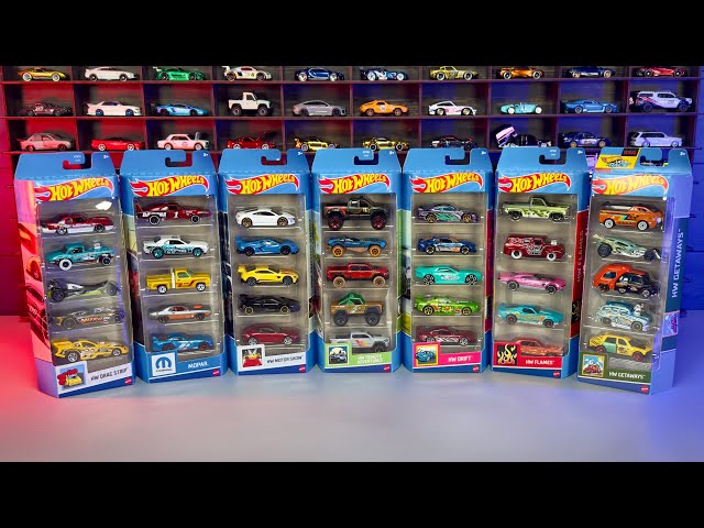 Unboxing Hot Wheels 5 Packs