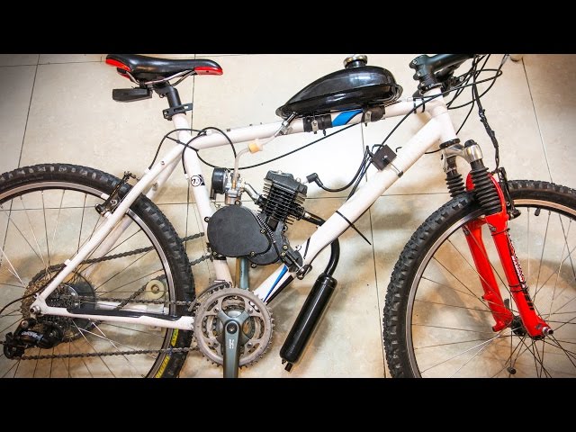 TUTORIAL BICIMOTO | Como Montar un Motor de Gasolina en tu Bicicleta | Kit 80cc