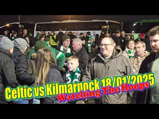 CELTIC vs Kilmarnock * Walking with crowds at PARADISE * Matchday Experience  Watching the Fans