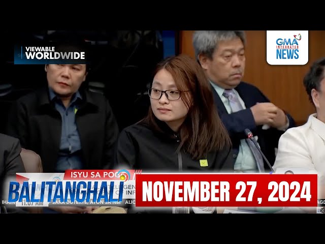 Balitanghali Express: November 27, 2024 [HD]