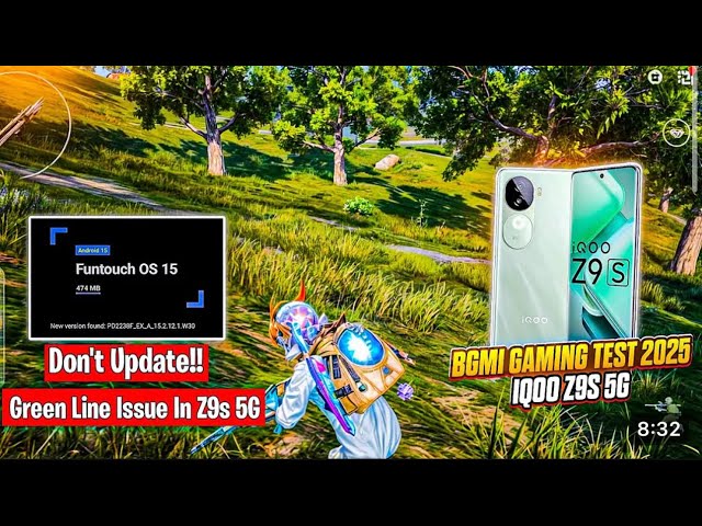 Don't Update OS 15!!🤯• iQOO Z9s 5G BGMI TEST💥• BGMI PERFORMANCE 📈• Best Gaming Phone Under 19k