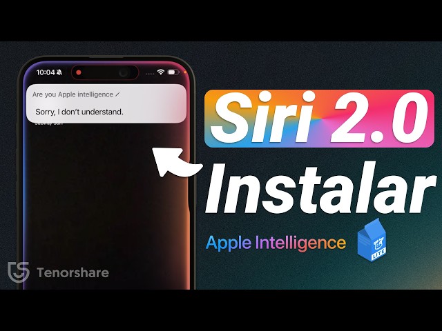 ¡Instalar iOS 18 Siri 2.0 en iPhone! Nueva Interfaz de Usuario y Animación [Cowabunga Lite]