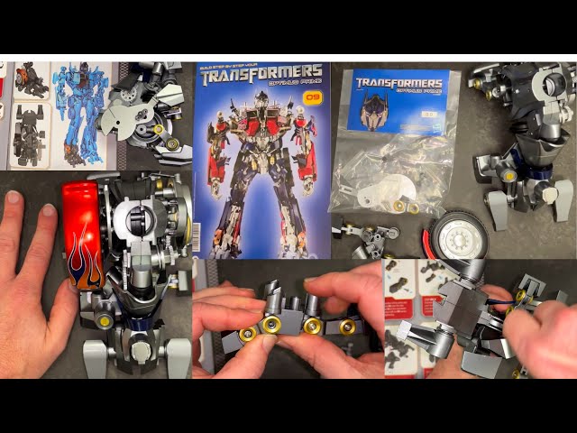 Build the fanhome HUGE transformers the movie Optimus prime figure. Instructional video stage 9