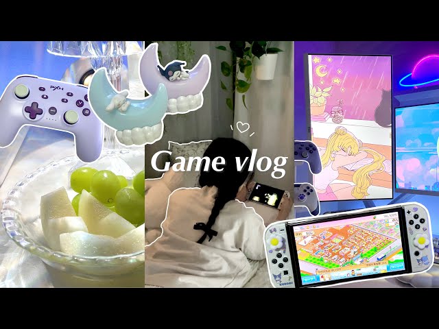 Game vlog | Ice cream soaks through after an all-nighter 🍨🐑 Game cleared | Doraemon 🍡