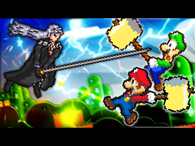 Mario & Luigi VS Sephiroth (Sprite Animation)