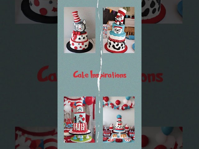 Cat in the Hat Themed Birthday Party Inspiration