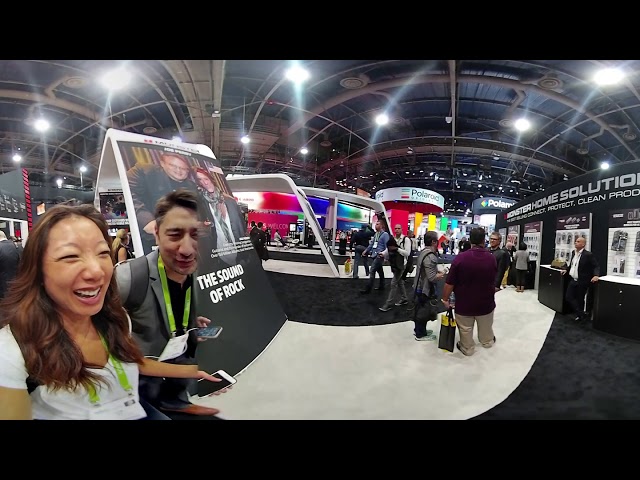 360 3D VR: Dancer Fik-Shun at the Monster Booth (CES 2018) Watch in 4k!