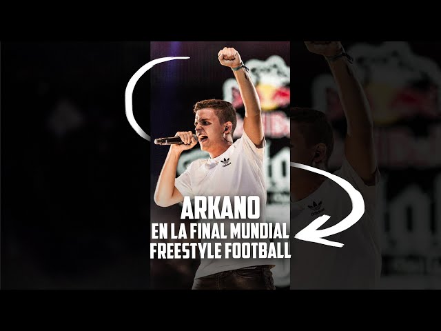 Arkano en la Final Mundial Freestyle Football de Red Bull | Valentí Sanjuan #shorts