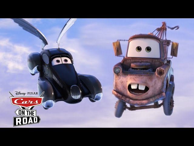 Mater Meets the Speed Demon in Cars on the Road | Pixar Cars