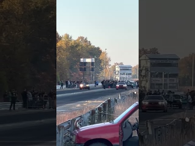 Classic Mustang Vs. Camaro Battle At Street Car Brawl 10/22/22 US 41 Drag Strip