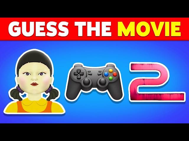 Guess The MOVIE By Emoji Quiz 🎬🍿 100 Movie Quiz | Moana 2, Squid Game 2, Wicked