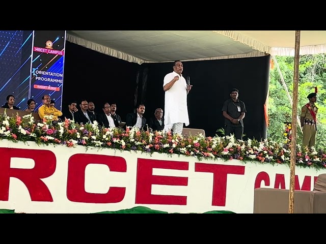 What Sri Malla Reddy REALLY Said at MRCET Orientation Day 2024