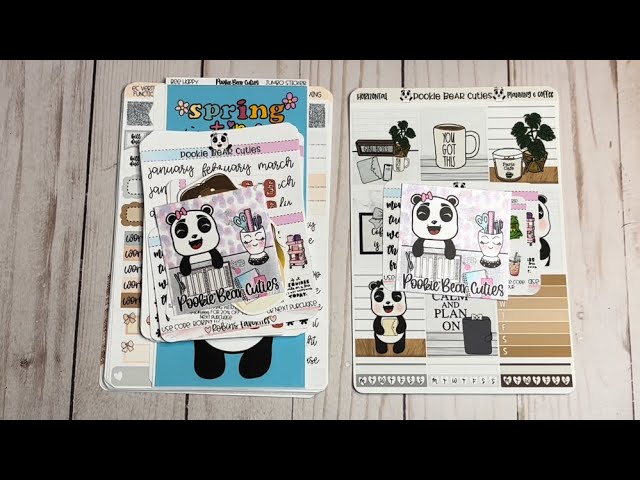 PLANNER STICKER HAUL | Pookie Bear Cuties