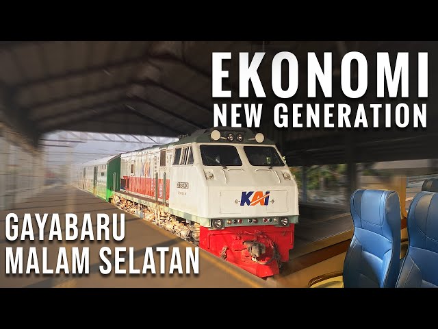 Enaknya Kereta Ekonomi New Generation! KA Gaya Baru Malam Selatan 2024