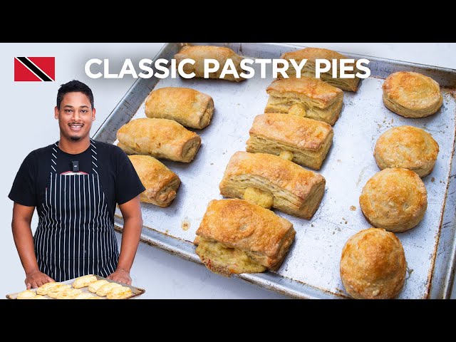 Pastry Pies 3 Ways: Classic Puff Pastry Recipe by Chef Shaun 🇹🇹 Foodie Nation