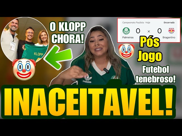 💩 FUTEBOLZINHO DE 💩 | O QUE ACONTECE COM O TIME E ABEL FERREIRA? JOGO SOFRIDO DEMAIS! ACORDEM