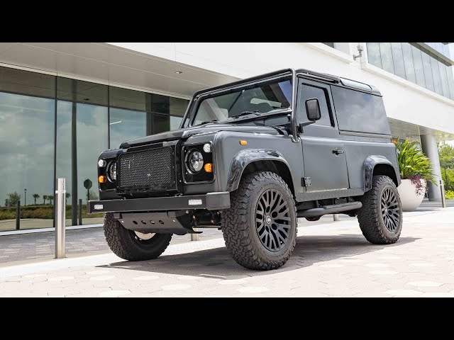 Fully RESTORED Land Rover DEFENDER 90 with GM LT1 Engine | ECD Automotive Design