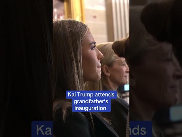 Kai Trump attends grandfather's inauguration