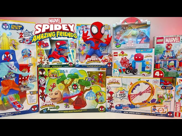 Marvel Spidey and HIs Amazing Friends Toys ASMR Unboxing & Giveaway