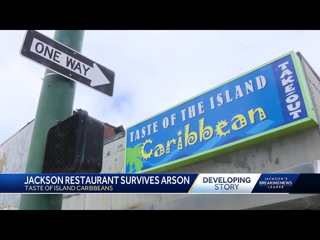 Caribbean restaurant fire caught on camera, ruled arson