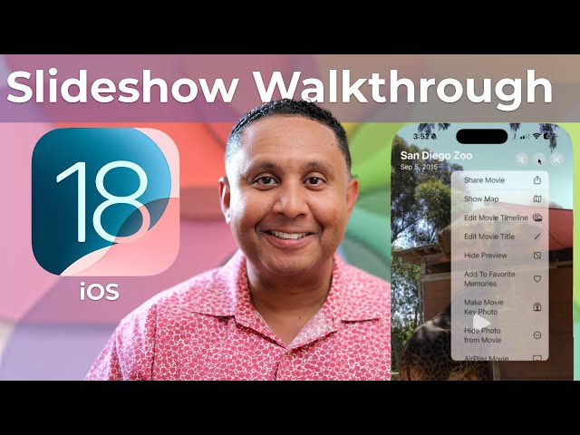 iPhone Photos Slideshow Walkthrough (iOS 18)