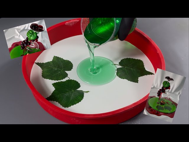 New Idea Of Red Wine Serving Plate | Epoxy Resin