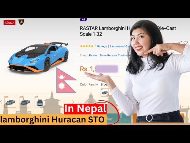 Lamborghini Huracan STO Die-cast Model In Nepal Review!