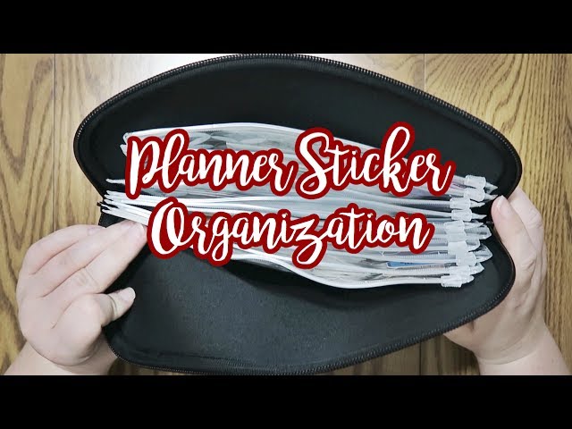 Planner Sticker Organization