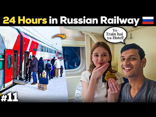 24 Hours Train Journey in Russian Railways | Murmansk to Saint petersburg 🇷🇺