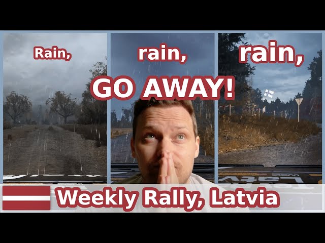 Finally! A result we can be happy with! Weekly Rally, Latvia EASPORTS WRC