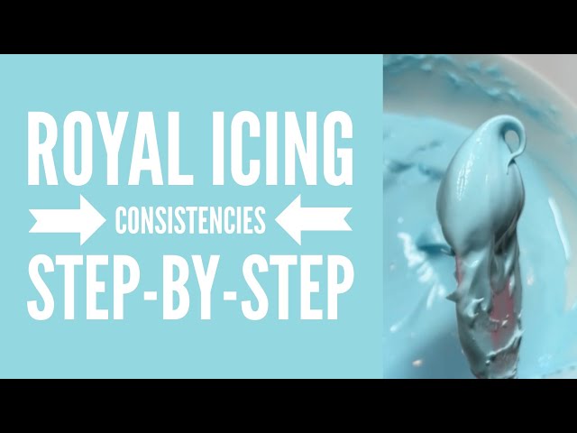 Step-by-Step Instructions for Royal Icing Consistencies