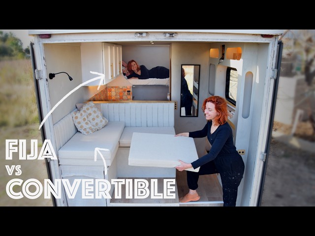 The BEST BED for a Camper Van 🚐 Fixed Bed vs. Foldable Camper Bed