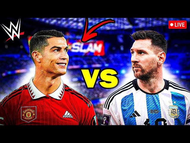 🔴 Ronaldo vs Messi – WWE 2K24 LIVE Ultimate Showdown! 💥💪