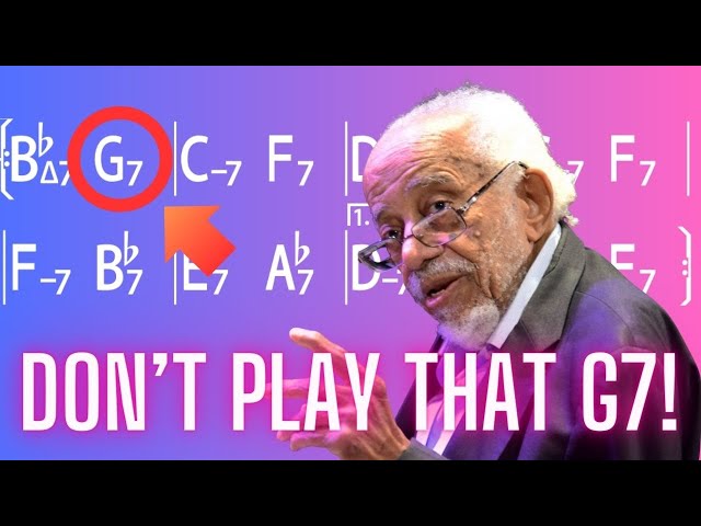 Top Barry Harris tip to improve your Rhythm Changes