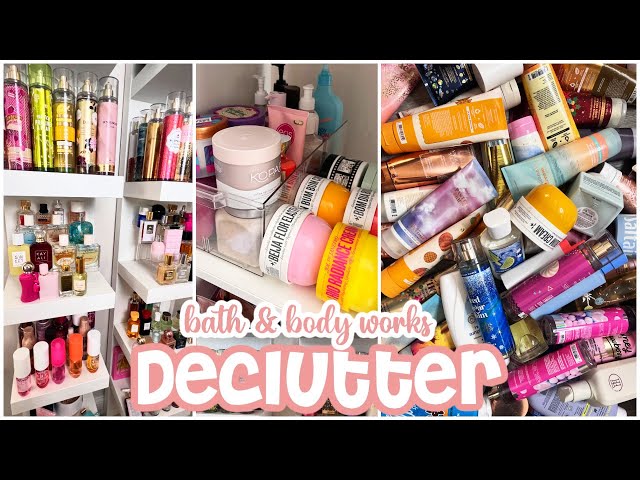 EXTREME DECLUTTER WITH ME! Bath & Body Works Collection, Lotions, & Mists!