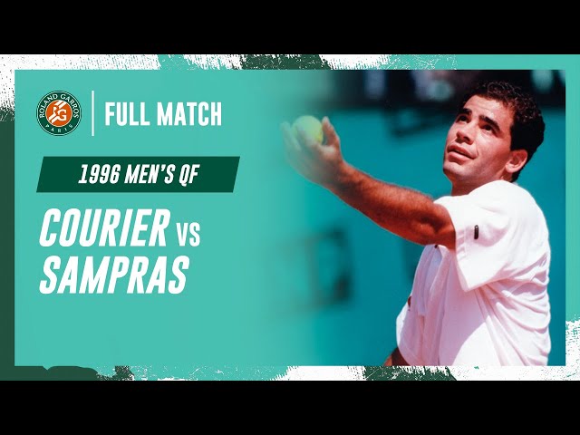 Sampras vs Courier 1996 Men's quarter-final Full Match | Roland-Garros